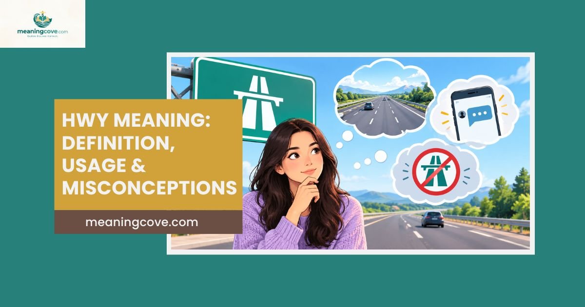HWY Meaning: Definition, Usage & Misconceptions