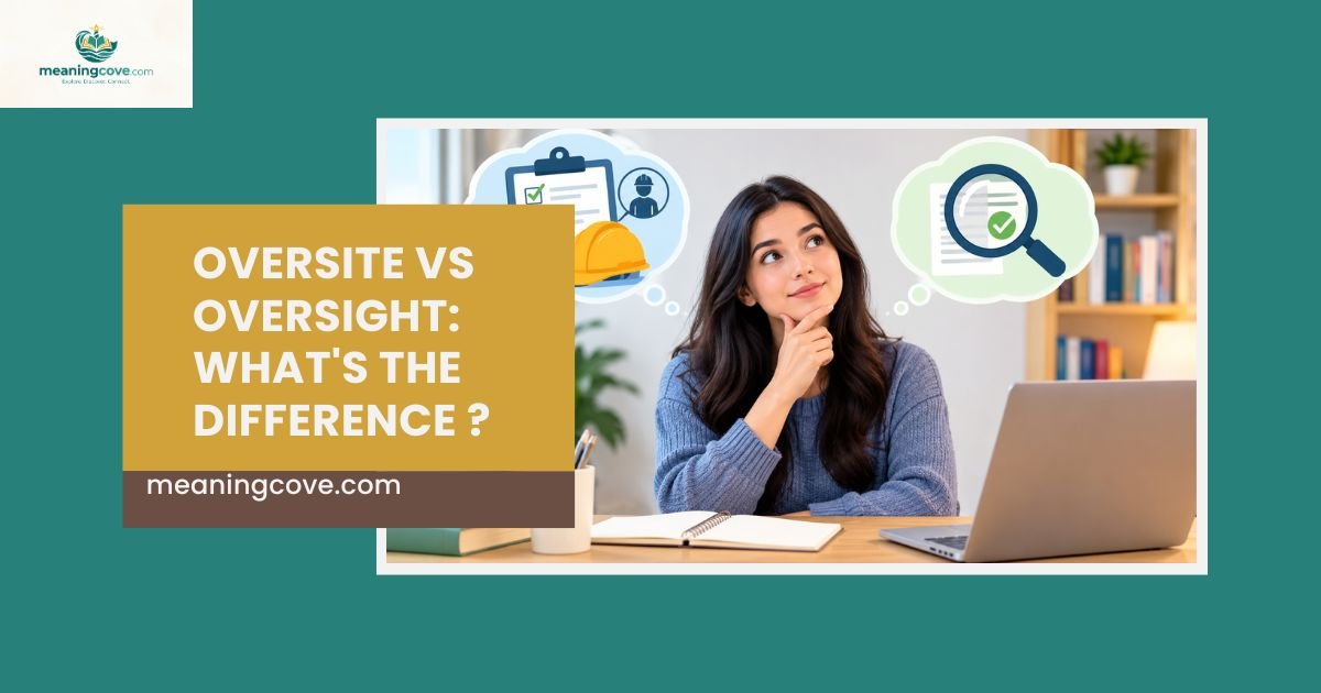 Oversite vs Oversight: What's the Difference and Which Word Should You Use?