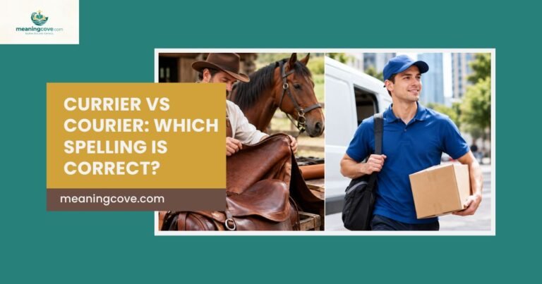 Currier vs Courier:Which Spelling Is Correct?